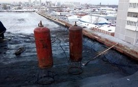Кровельные работы в доме по адресу ул. Героев Хасана, 91