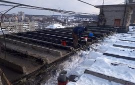 Частичный ремонт кровли в доме по адресу ул. Коломенская, 51