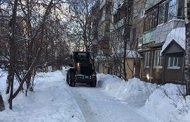 Механизированная уборка придомовых территорий