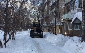 Механизированная уборка придомовых территорий