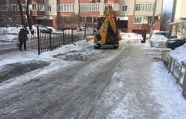 Механизированная уборка придомовых территорий