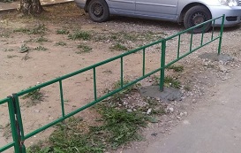 Восстановление ограждения на придомовой территории по адресу ул. Косьвинская, 9