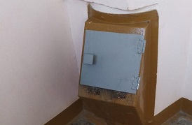 Замена клапанных крышек мусоропровода