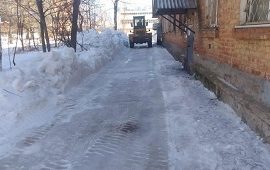 Механизированная уборка придомовых территорий
