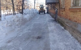 Механизированная уборка придомовых территорий
