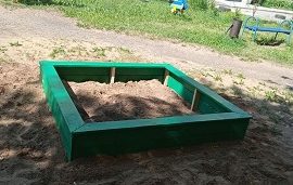Замена песочницы на придомовой территории домов по адресу ул. Козьмы Минина, 5 и 7