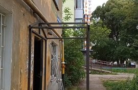 Ремонт входной группы дома по адресу ул. Краснополянская, 6